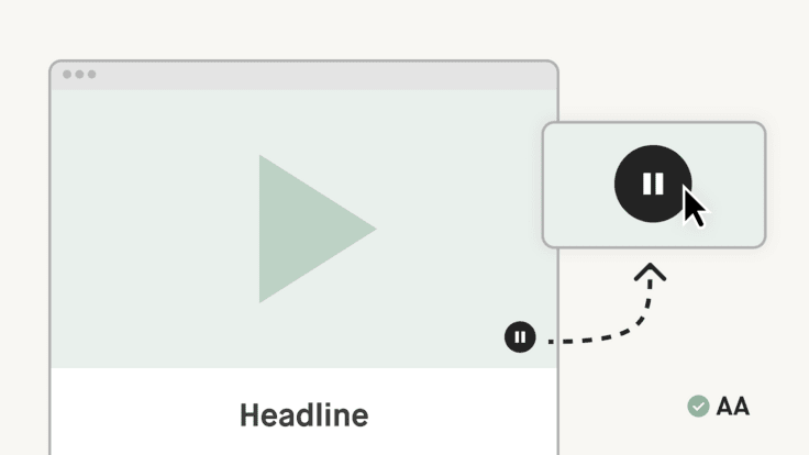 Diagram showing control over video control